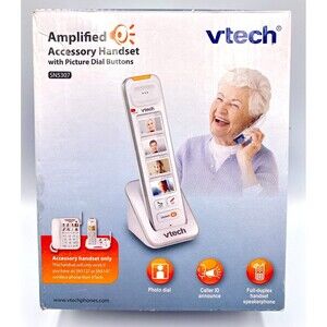 Vtech SN5307 Amplified Photo Dial Accessory Handset Big Buttons & Large Display